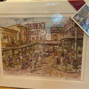 Sarah Clementson Yaeger - PRINT #124 Pike Place Market - numbered 1,392/2000